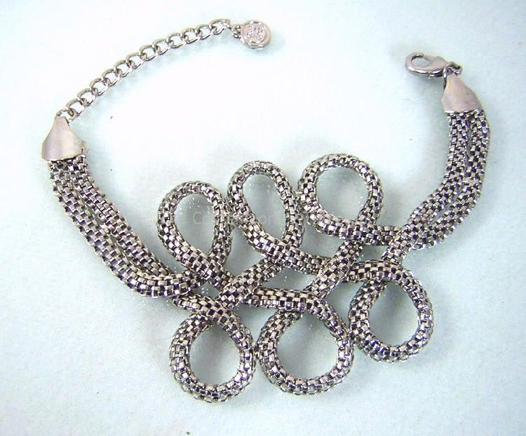 Triple Loop Mesh Rope Bracelet NEW! from thecontemporarytabletop on Ruby Plaza :  fashion affordable jewelry bracelets