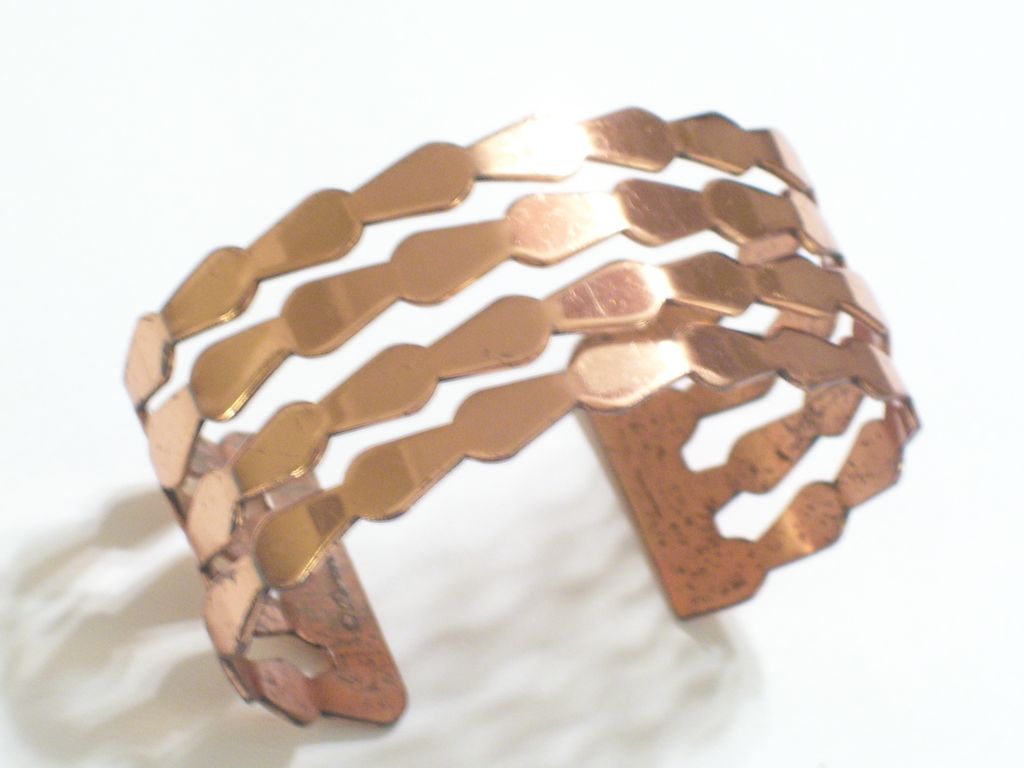 Vintage RENOIR Copper Wide Modernist Abstract Cuff Bracelet Vintage RENOIR Copper Wide Modernist Abstract Cuff Bracelet