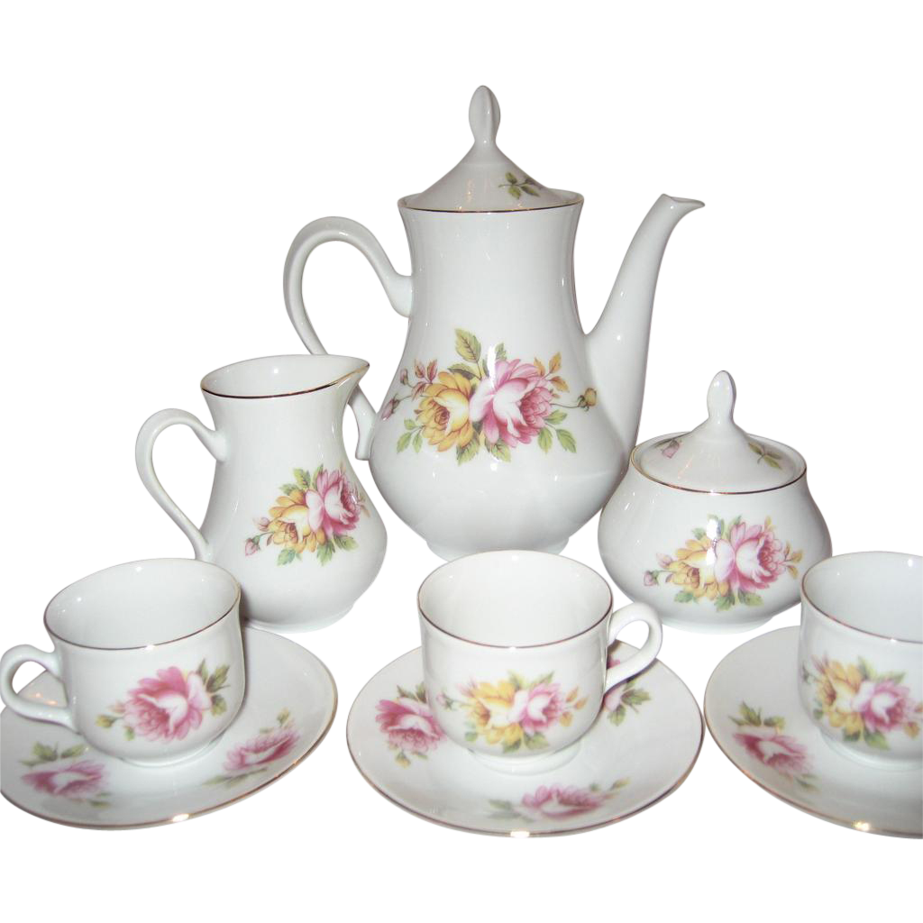 Thun 11 Piece Coffee Set from thedaisychain on Ruby Lane