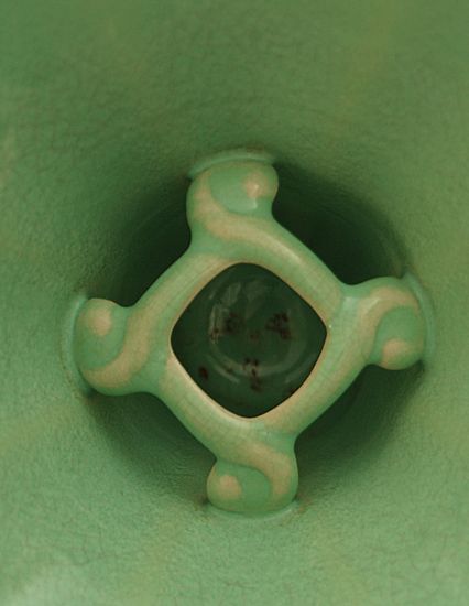 Cowan Pottery "Morning Glory" Vase Ca. 1927, April Green Cowan Pottery "Morning Glory" Vase Ca. 1927, April Green