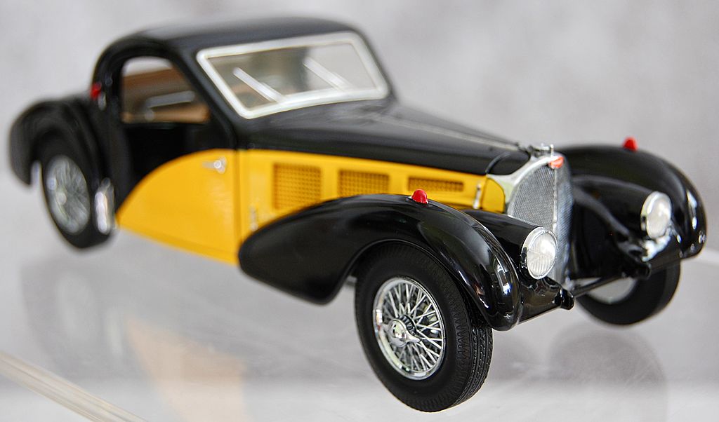 Franklin Mint 1936 Bugatti Type 57SC Ltd. Ed., MIB! Franklin Mint 1936 Bugatti Type 57SC Ltd. Ed., MIB!