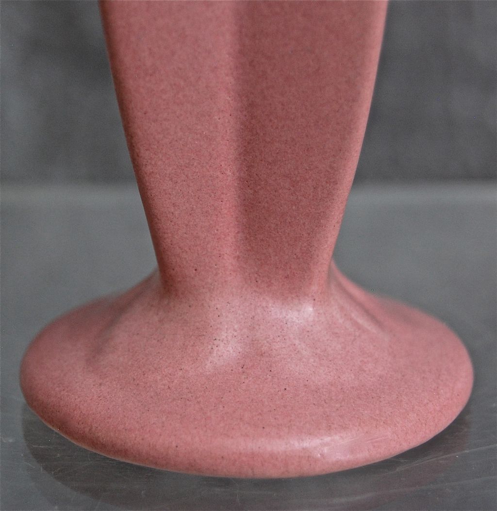 RumRill Pottery Bud Vase #329, Pink, Circa 1937 RumRill Pottery Bud Vase #329, Pink, Circa 1937