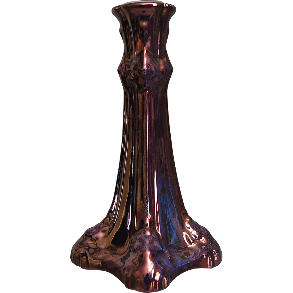 Cowan Pottery Bud Vase/Candlestick 530A, Circa 1921, Copper Lustre