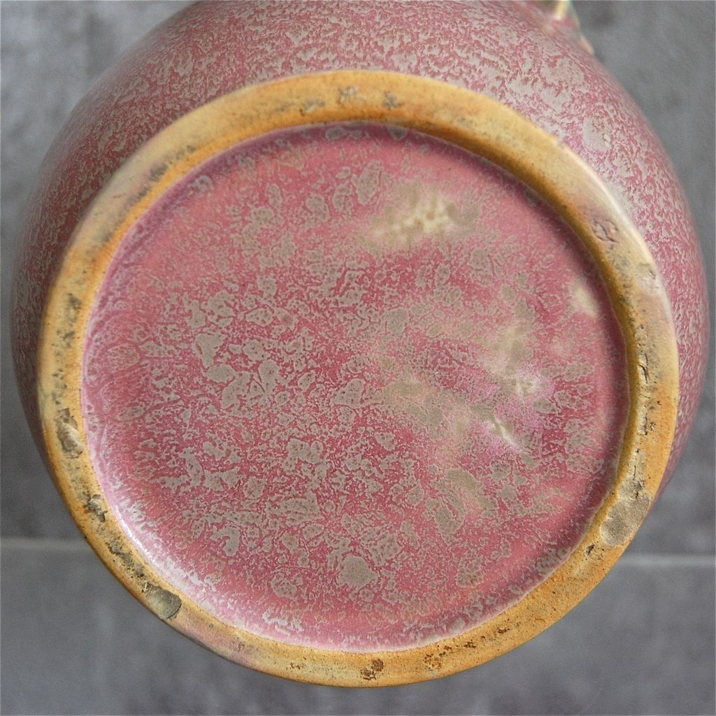 Roseville Pottery Tuscany Vase #345-8, Pink Roseville Pottery Tuscany Vase #345-8, Pink