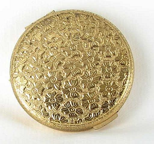Elizabeth Arden Vintage Signed Red Rhinestone Compact London NY Paris Elizabeth Arden Vintage Signed Red Rhinestone Compact London NY Paris