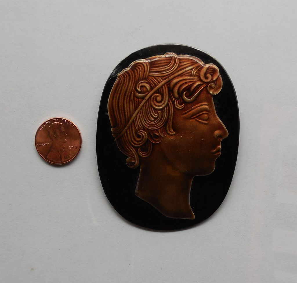 Vintage Margot de Taxco 1930s Pin Eagle 16 Silver & Enamel Roman Head Vintage Margot de Taxco 1930s Pin Eagle 16 Silver & Enamel Roman Head