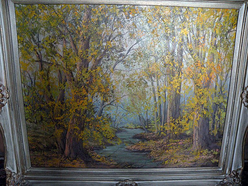 Don F. Smith Taos New Mexico oo/c Taos in Fall Don F. Smith Taos New Mexico oo/c Taos in Fall