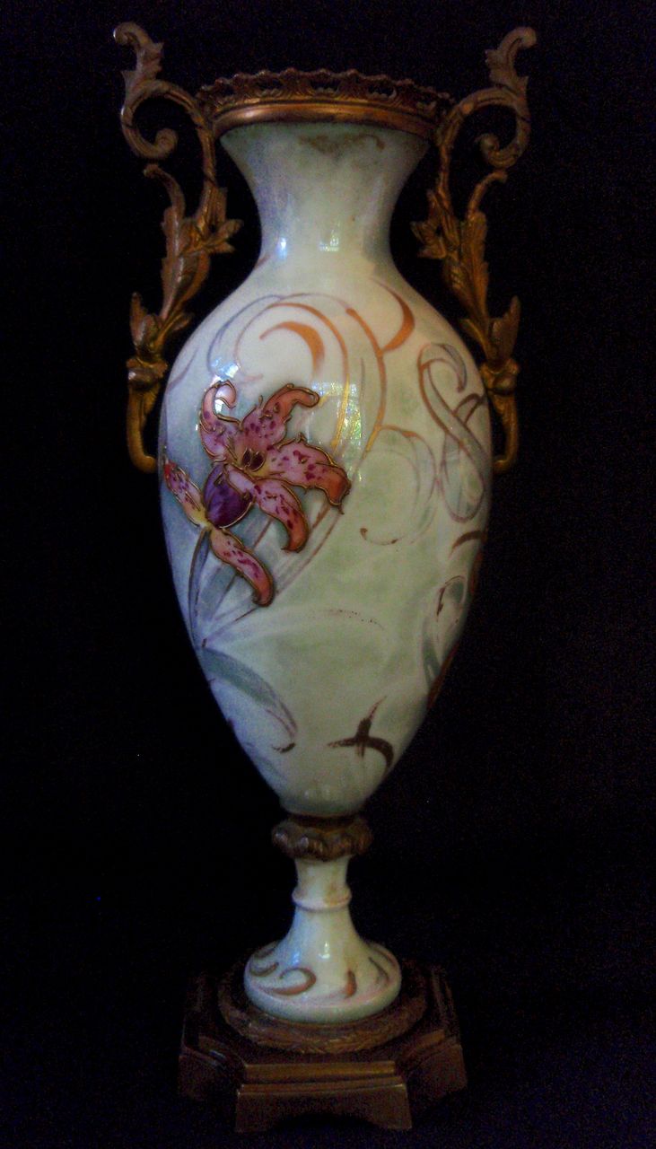 Pair of Fine French Sevres Porcelain Vases from the Art Nouveau Movement Pair of Fine French Sevres Porcelain Vases from the Art Nouveau Movement