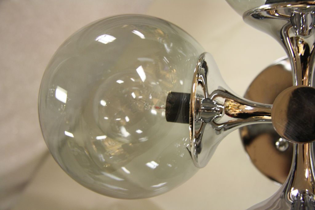 Spectacular Mid Century Flush Mount Sputnik Chandelier Spectacular Mid Century Flush Mount Sputnik Chandelier