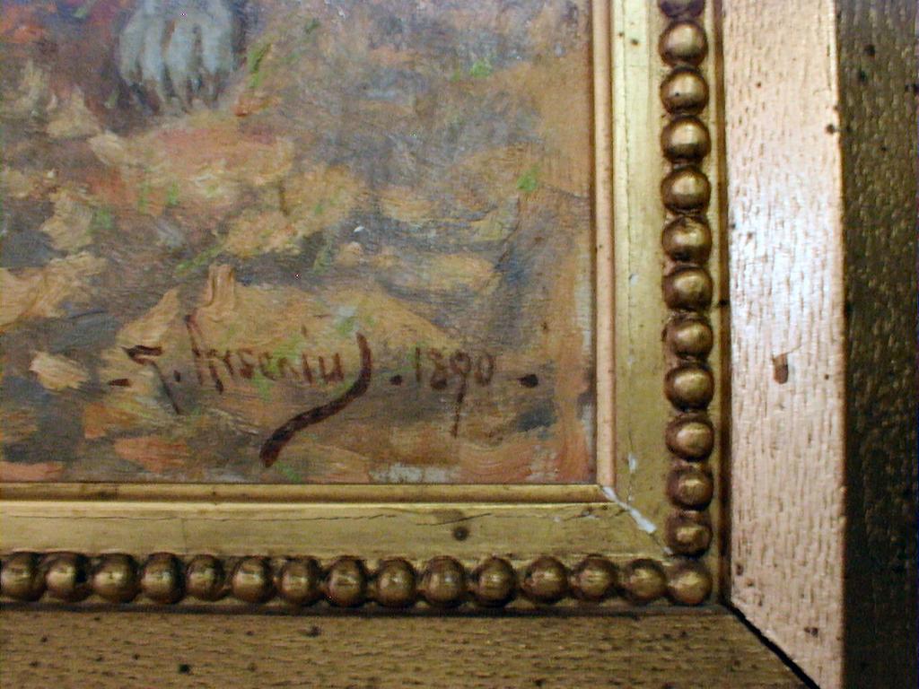 Superb Oil Painting of Great Dane signed Carl Georg Arsenius Superb Oil Painting of Great Dane signed Carl Georg Arsenius