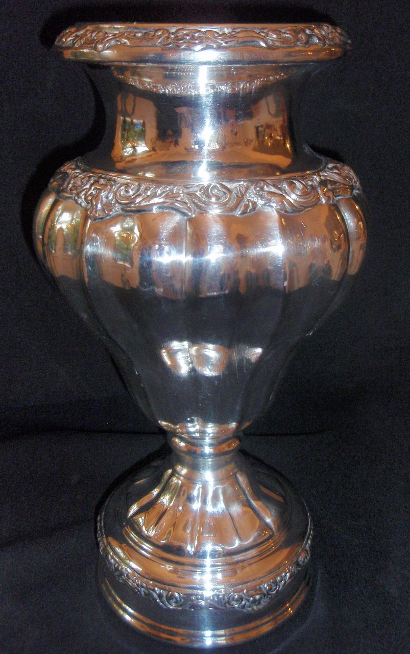 Wonderful Old Pair of Large Silver Plated Urns Wonderful Old Pair of Large Silver Plated Urns