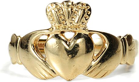 Modern Gold Claddagh Ring Modern Gold Claddagh Ring