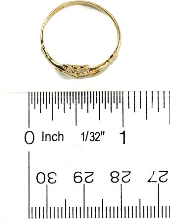 Modern Gold Claddagh Ring Modern Gold Claddagh Ring