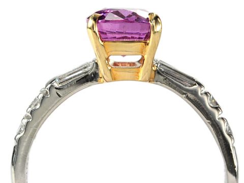 Wild Orchid Wonder: No Heat Purple-Pink Sapphire Ring Wild Orchid Wonder: No Heat Purple-Pink Sapphire Ring