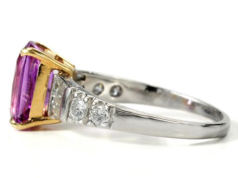Wild Orchid Wonder: No Heat Purple-Pink Sapphire Ring Wild Orchid Wonder: No Heat Purple-Pink Sapphire Ring