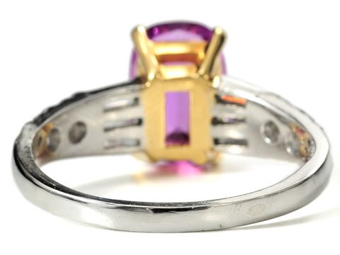 Wild Orchid Wonder: No Heat Purple-Pink Sapphire Ring Wild Orchid Wonder: No Heat Purple-Pink Sapphire Ring