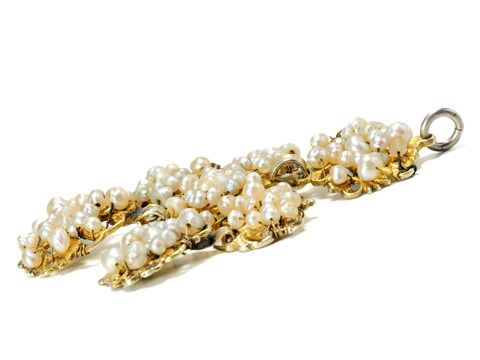 Grande Dame:18th C. Girandole Pearl Pendant Grande Dame:18th C. Girandole Pearl Pendant