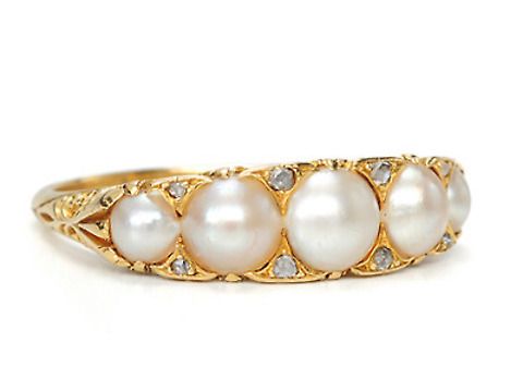 Nature's Wonder - Antique Natural Pearl Ring Nature's Wonder - Antique Natural Pearl Ring