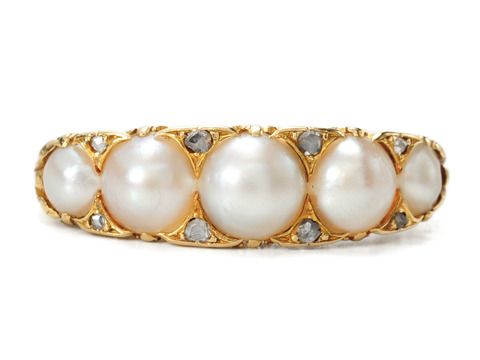 Nature's Wonder - Antique Natural Pearl Ring Nature's Wonder - Antique Natural Pearl Ring