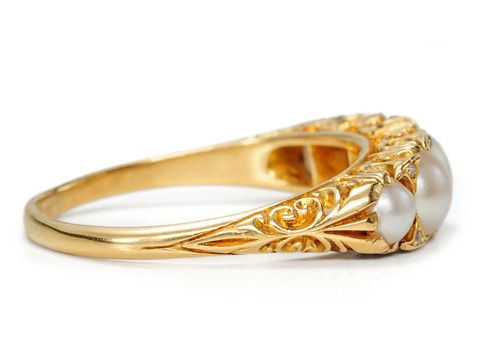 Nature's Wonder - Antique Natural Pearl Ring Nature's Wonder - Antique Natural Pearl Ring