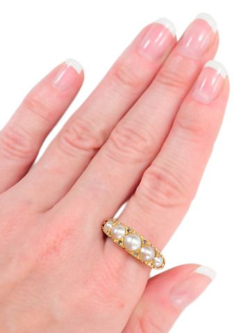 Nature's Wonder - Antique Natural Pearl Ring Nature's Wonder - Antique Natural Pearl Ring