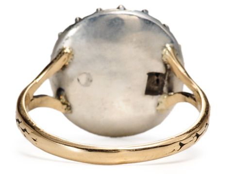 Late 18th C. Chrysoberyl Cluster Ring Late 18th C. Chrysoberyl Cluster Ring