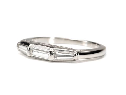 Diamond Baguette Wedding Ring Diamond Baguette Wedding Ring