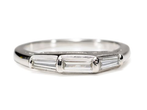 Diamond Baguette Wedding Ring Diamond Baguette Wedding Ring