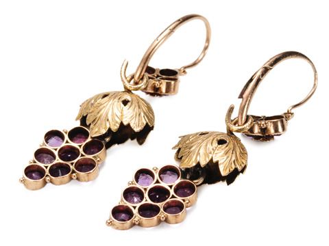 Taste the Wine: Antique Day Night Amethyst Earrings Taste the Wine: Antique Day Night Amethyst Earrings