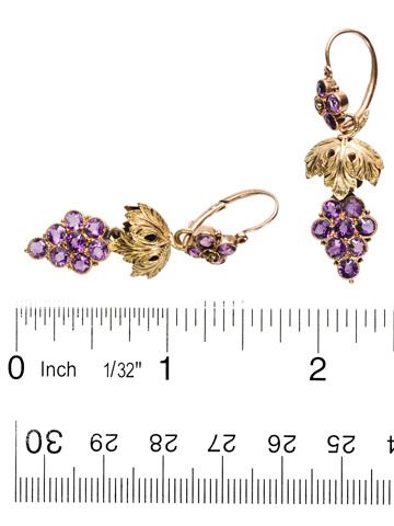 Taste the Wine: Antique Day Night Amethyst Earrings Taste the Wine: Antique Day Night Amethyst Earrings