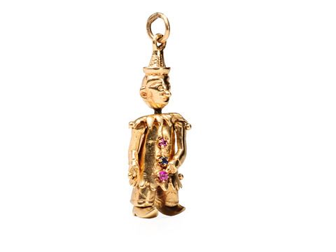 Articulated Laughing Clown Charm Articulated Laughing Clown Charm