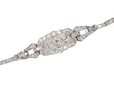 Ode to French Art Deco Diamond Bracelet Ode to French Art Deco Diamond Bracelet