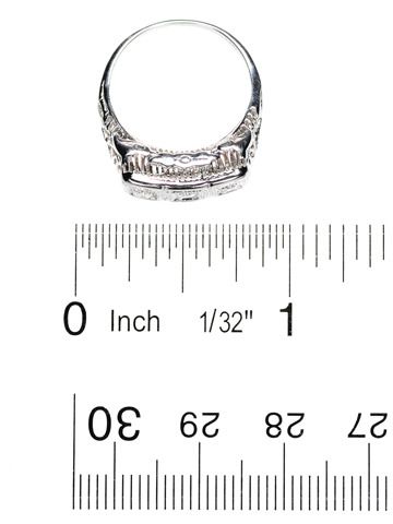 Trifecta of Diamonds: Mid 20th C. Ring Trifecta of Diamonds: Mid 20th C. Ring