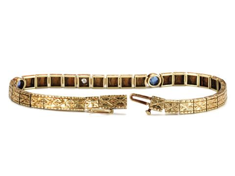 Art Deco Sapphire Diamond Bracelet Art Deco Sapphire Diamond Bracelet