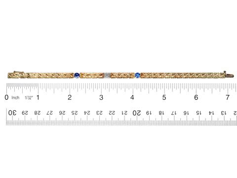 Art Deco Sapphire Diamond Bracelet Art Deco Sapphire Diamond Bracelet