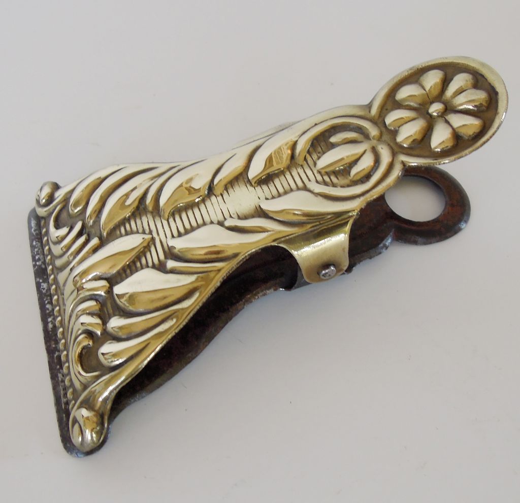 English Victorian Brass Letter Clip English Victorian Brass Letter Clip