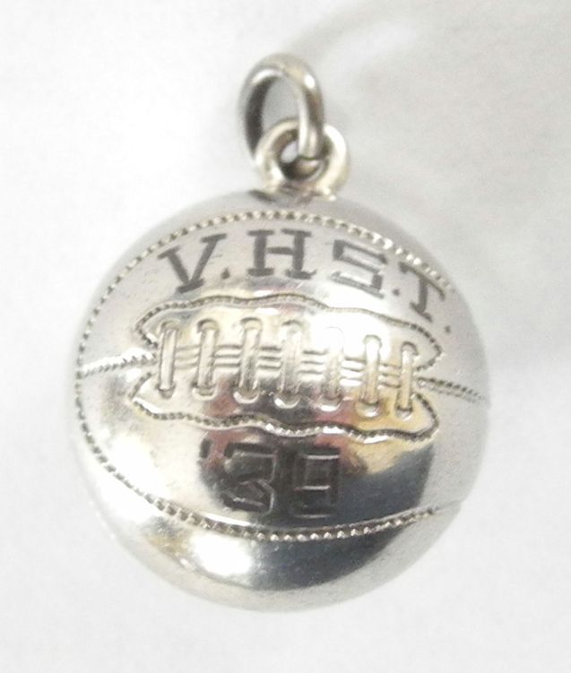 1939 High School Basketball Charm Pendant 1939 High School Basketball Charm Pendant
