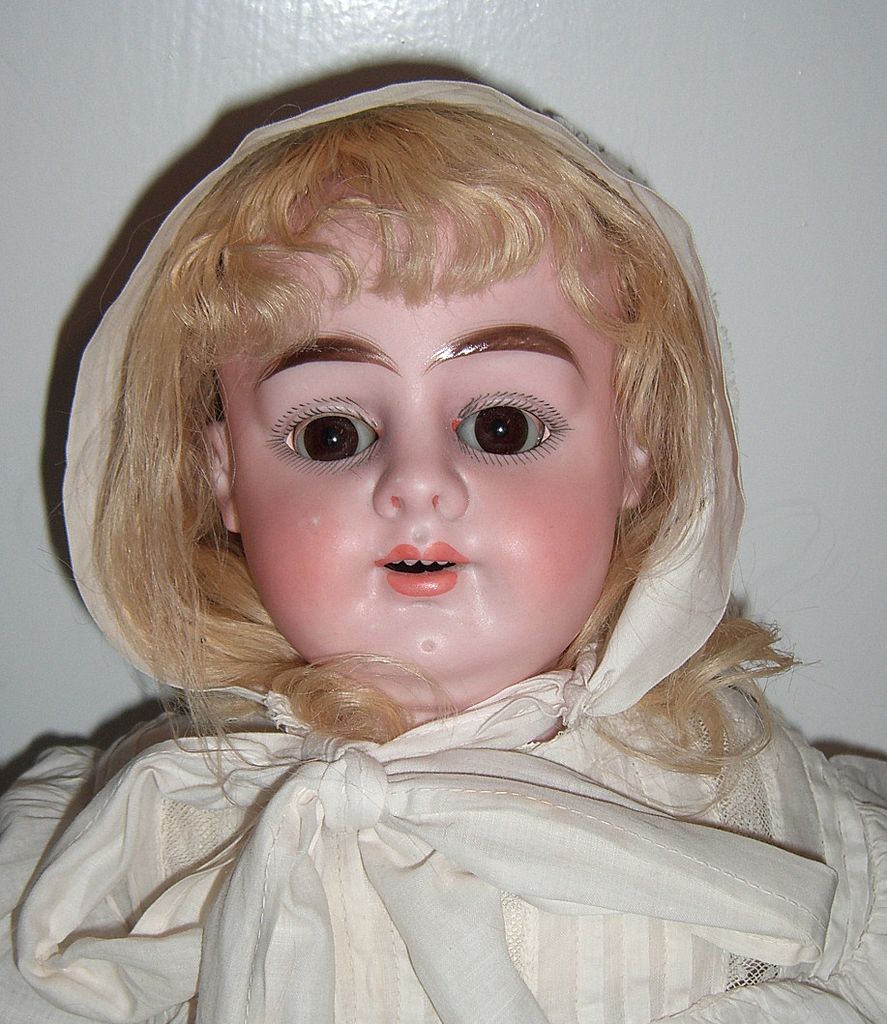 22" Alma Antique Baby Doll - Outstanding Original Ensemble - bisque hands 22" Alma Antique Baby Doll - Outstanding Original Ensemble - bisque hands