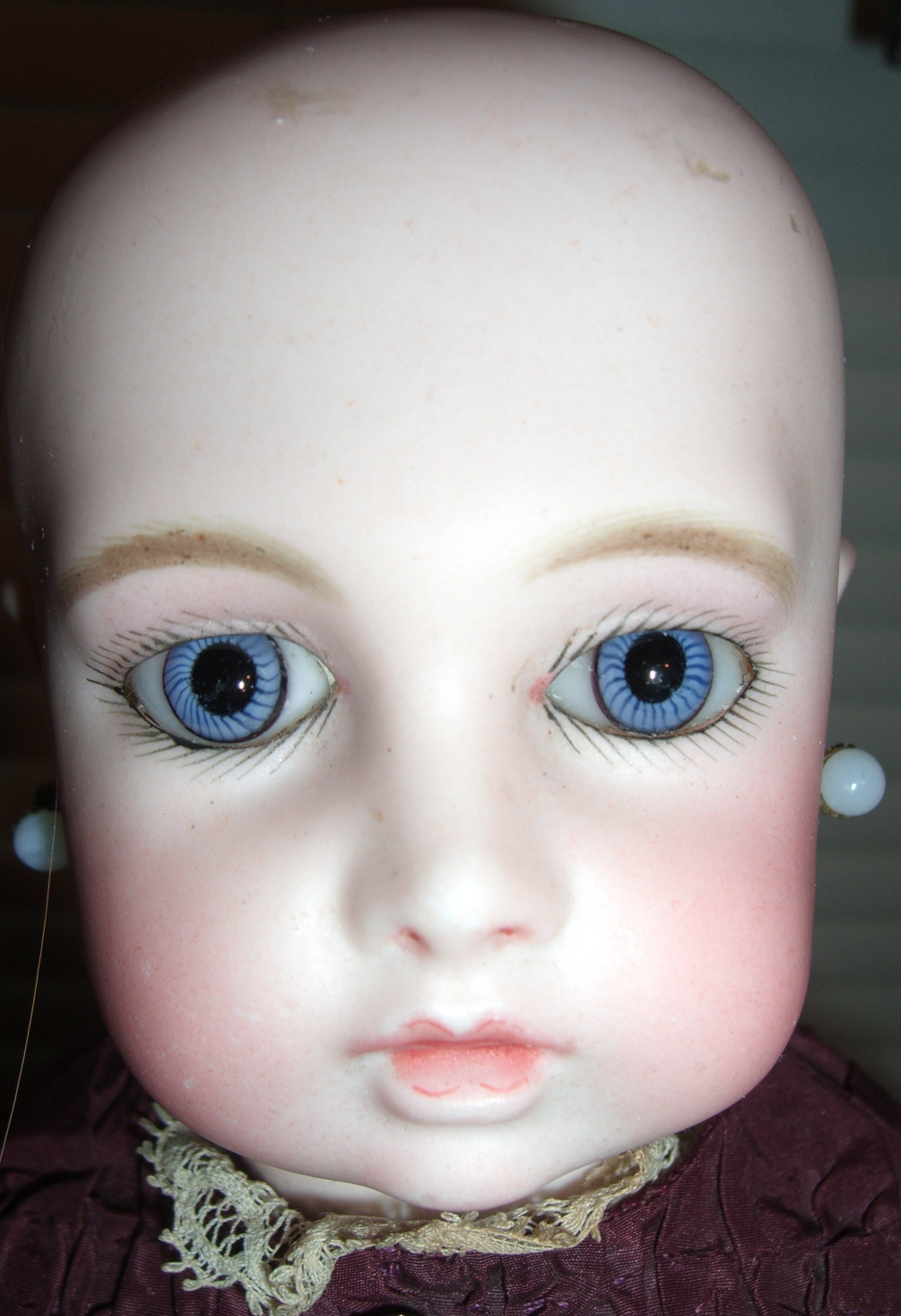 Perfect 14" Circle Dot Bru - Original Marked Shoes, Dress, Wig Perfect 14" Circle Dot Bru - Original Marked Shoes, Dress, Wig