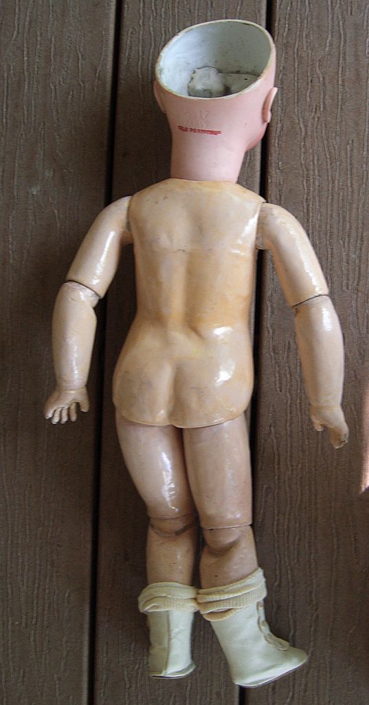 Steiner 23" Antique Doll A-17 in Incredible Antique Dress - Layaway Steiner 23" Antique Doll A-17 in Incredible Antique Dress - Layaway