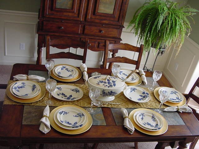 (2) Serving Bowls- COPELAND FLOW BLUE - "Ashburne" Pattern -1850-1867 (2) Serving Bowls- COPELAND FLOW BLUE - "Ashburne" Pattern -1850-1867