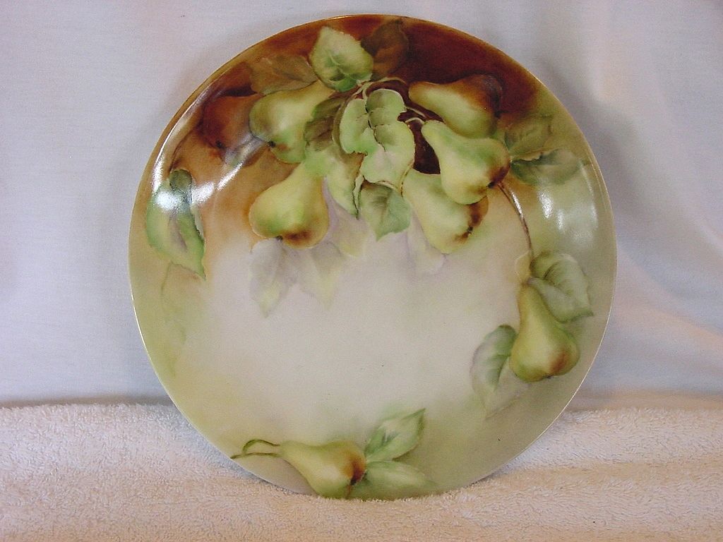 3 Wonderful Limoges Porcelain Cabinet Plates Hand Painted with Crab Apples, & Cherries ~ Delinieres & Co D&C / L BERNARDAUD B&C 1894-1900 3 Wonderful Limoges Porcelain Cabinet Plates Hand Painted with Crab Apples, & Cherries ~ Delinieres & Co D&C / L BERNARDAUD B&C 1894-1900