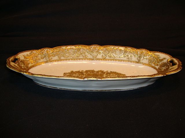 WONDERFUL Nippon Relish / Celery Dish ~ Golden Moriage ~ Royal Crockery Noritake Nippon ~ 1895-1910 WONDERFUL Nippon Relish / Celery Dish ~ Golden Moriage ~ Royal Crockery Noritake Nippon ~ 1895-1910