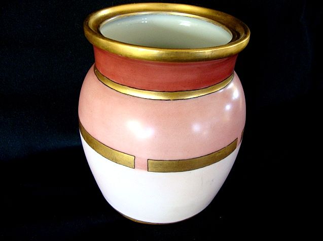 Nice Bavarian Porcelain Jar ~ Shriners Logo -- The Scimitar, Crescent Moon and Star ~ Art Nouveau ~ Artist Signed ~ UNO Favorite Bavaria 1916 Nice Bavarian Porcelain Jar ~ Shriners Logo -- The Scimitar, Crescent Moon and Star ~ Art Nouveau ~ Artist Signed ~ UNO Favorite Bavaria 1916