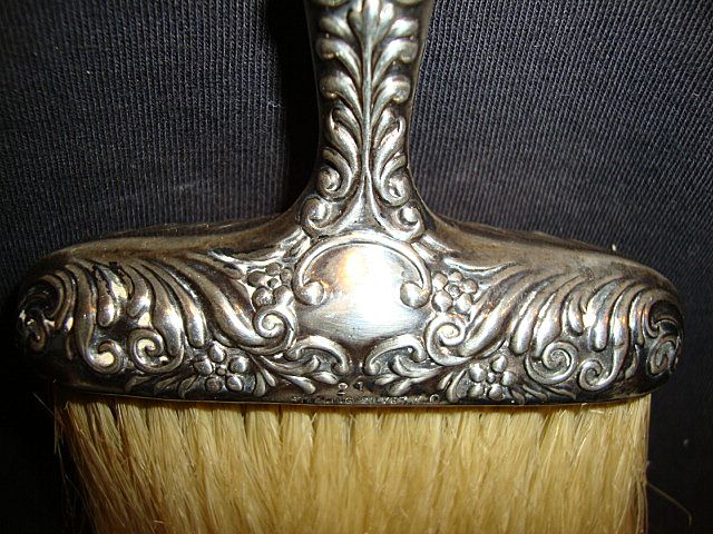 Sterling Silver Whisk or Hat Brush Vanity Item Sterling Silver Whisk or Hat Brush Vanity Item
