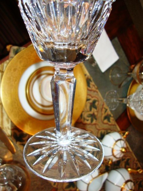 Set of 8 Exquisite Lead Crystal Water Goblets ~ Glenmore Pattern ~ Waterford Crystal, Ireland 1962 Set of 8 Exquisite Lead Crystal Water Goblets ~ Glenmore Pattern ~ Waterford Crystal, Ireland 1962