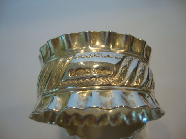 Two Beautiful .925 Sterling Silver Napkin Rings in Leather Covered Box ~JW & CO ~ JOHN WIGFALL & Co. Sheffield, UK) - ca 1876-1919 Two Beautiful .925 Sterling Silver Napkin Rings in Leather Covered Box ~JW & CO ~ JOHN WIGFALL & Co. Sheffield, UK) - ca 1876-1919