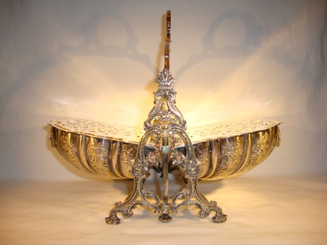 Rare Silver Plate English Bun / Roll / Biscuit Warmer ~ 1893 Rare Silver Plate English Bun / Roll / Biscuit Warmer ~ 1893