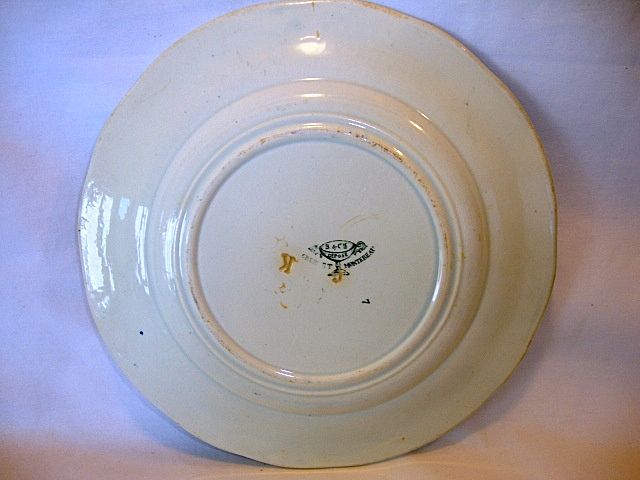 Wonderful French Faience ~ The Villagers Set ~ #10 The Harvester ~ Creil and Montereau, Barluet and Co. 1876-1884 Wonderful French Faience ~ The Villagers Set ~ #10 The Harvester ~ Creil and Montereau, Barluet and Co. 1876-1884
