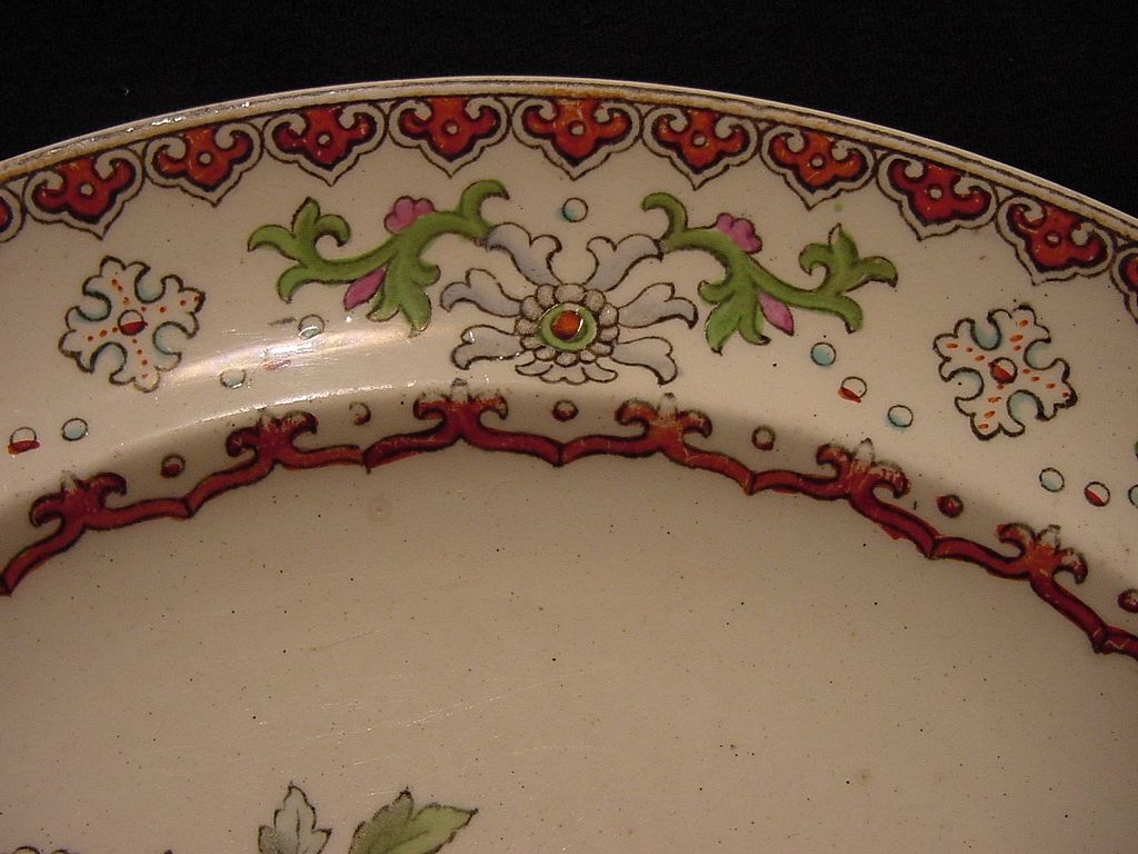 Beautiful Aesthetic / Japonesque Earthenware Plate – Copeland 1850-1867 Beautiful Aesthetic / Japonesque Earthenware Plate – Copeland 1850-1867